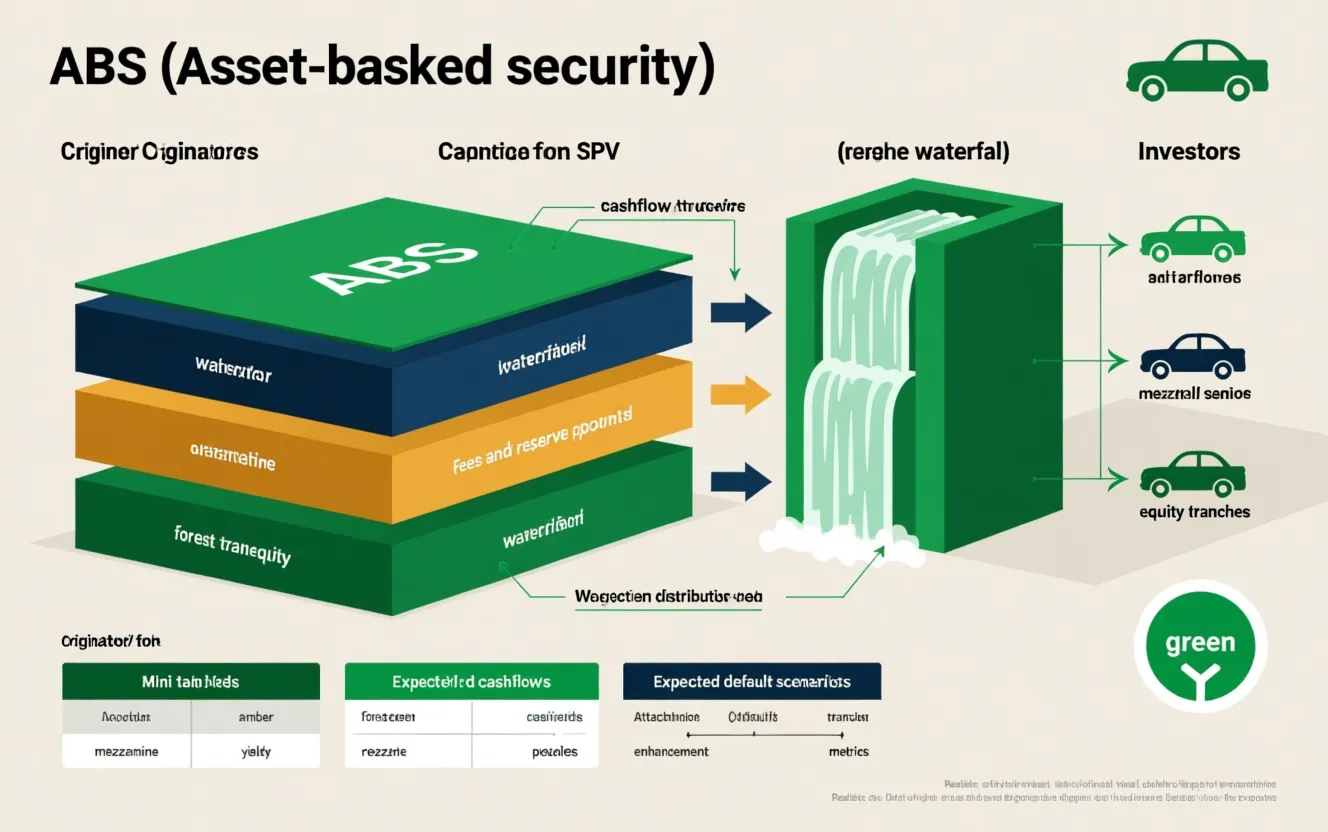 Struktur einer grünen ABS‑Transaktion