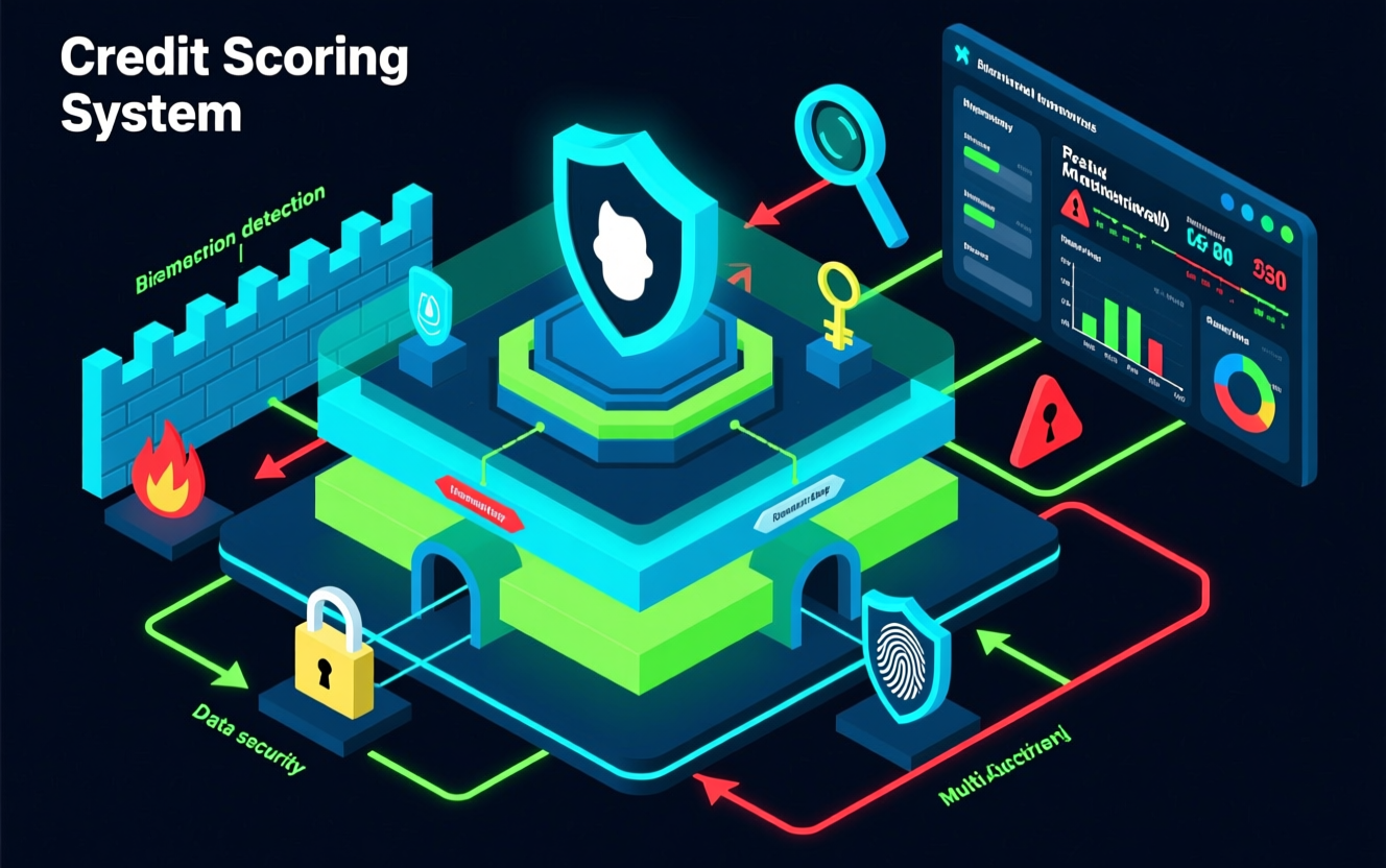 architecture cybersécurité scoring crédit